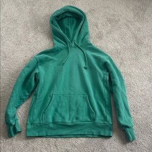 Aritzia Green Hoodie Sweatshirt